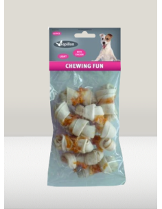 Ossa annodate Con  pollo 10 pezzi. 120 gr. Snack per cani 2