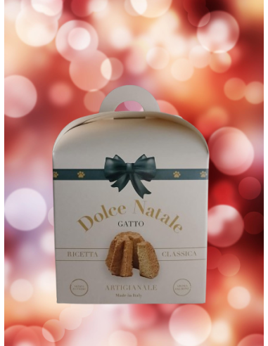 Pandoro Gatto Dolce Natale 80 gr Salmone . Snack per gatti