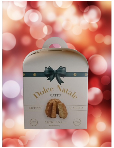 Pandoro Gatto Dolce Natale 80 gr Salmone . Snack per gatti