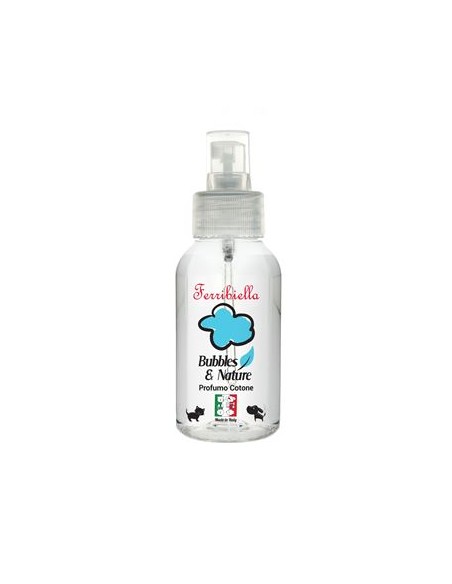 BUBBLE&NATURE PROFUMO cotone 100 ML. igiene per cani
