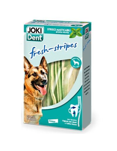 Joki PLus Dent Fresh Stripes Taglia Grande 140 gr Elanco . Snack Per Cani
