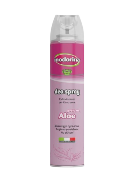 Inodorina Deo Spray Profumo Aloe ml 300. Igienici Per Cani