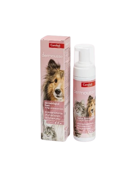 Dermomousse per Cani Gatti Furetti e Roditori ml 200. Igiene per cani