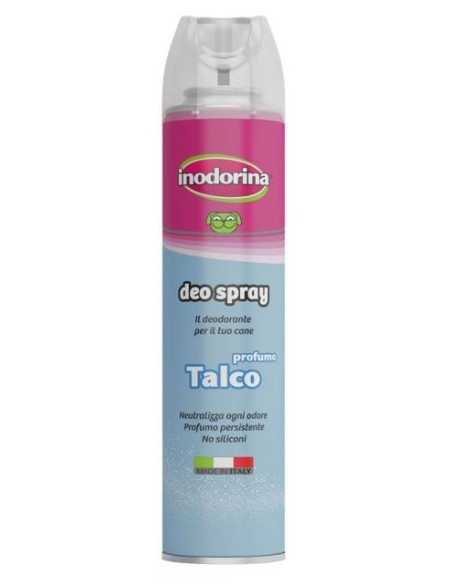 Inodorina Deo Spray Profumo Talco ml 300. Igienici Per Cani