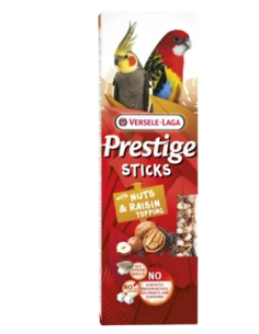 Prestige Stick Parrocchetti Noci e Uva Passa  2 stick da gr 140.Snack e Integratori per Uccelli 2