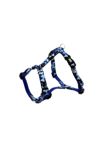 Pettorina Fuxtreme 15mm 45-65 cm Camouflage Blu. Guinzagli e Collari per cani