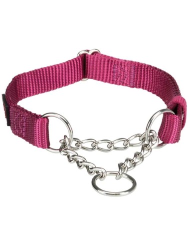 Collare Premium Semistrozzo Catena Nylon 35-55 cm . Guinzagli e Collari per cani