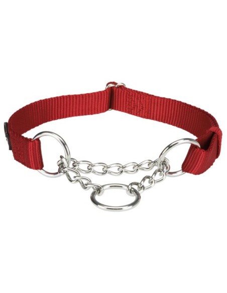 Collare Premium Semistrozzo Catena Nylon 35-55 cm . Guinzagli e Collari per cani