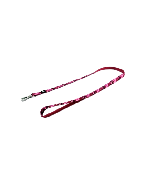 Guinzaglio Fuxtreme 20 mm x120 cm Camouflage Rosa. Guinzagli e Collari per cani