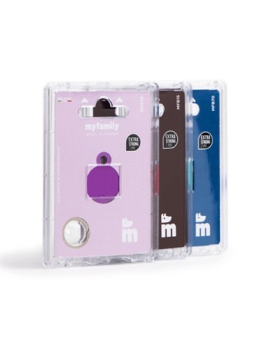 Medaglietta Basic Cerchio Piccolo Alluminio Viola. Accessori per cani.