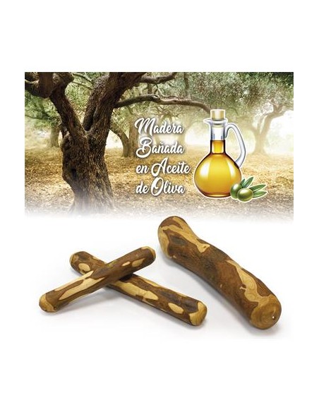 Legno Di Olivo Misura Media 101-220 grammi. Giochi Per Cani.