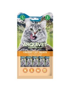 Arquivet Snack Liquido Gatto al Pollo 5 Pezzi. Snack per gatti.