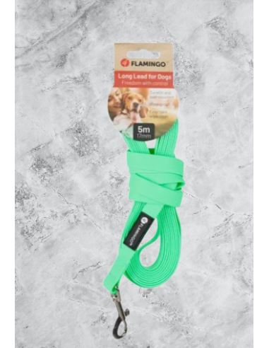 Guinzaglio Educativo Lunghina 5 metri. caspar verde Collari e guinzagli per cani .