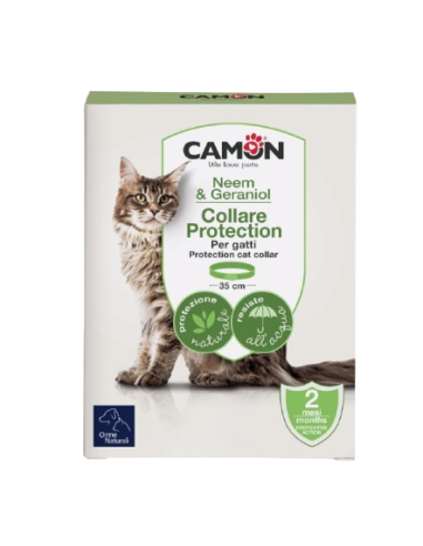Collare Barriera Olio di Neem Gatti. Antiparassitari per gatti
