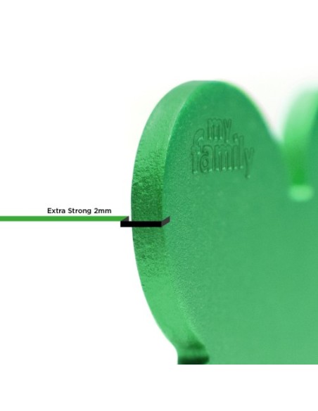 Medaglietta Basic Osso Piccolo Alluminio Verde . Accessori per cani.