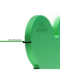 Medaglietta Basic Osso Grande Alluminio Verde . Accessori per Cani 2