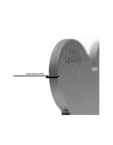 Medaglietta Basic Cuore Piccolo Alluminio Grigio. Accessori per cani