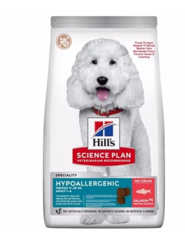 HILL'S Canine Hypoallergenic Salmone kg.12. Crocchette per cani .