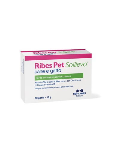 Nbf Lanes Ribes Pet Sollievo 30 Perle . Integratori per cani