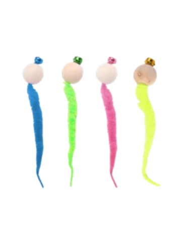 Wiggly Worm Assortiti. Giochi Per Gatti