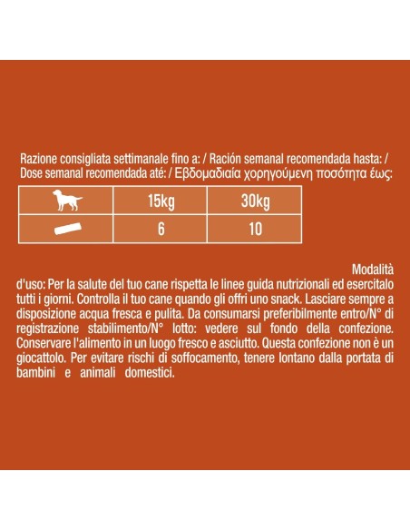Purina Adventuros Strip Bufalo gr 120. Snack Per Cani.