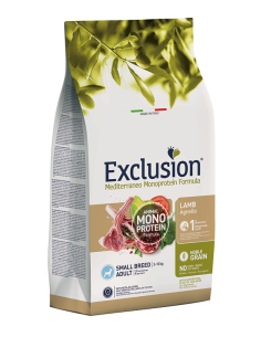 Exclusion Mono Noble Grain Agnello Small Breed kg 7. Crocchette per cani