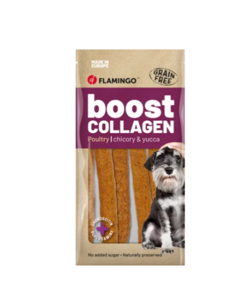 Stick Boots Salsiccia Con Pollo e Collagene gr 600. Snack per cani