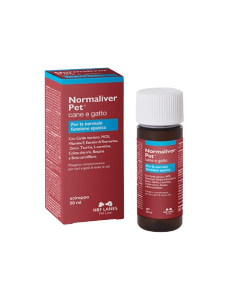 Normaliver Pet Cane e Gatto ml 50. Integratori per cani e gatti