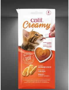 Catit Creamy Pollo 4 x10 gr. Snack per gatti