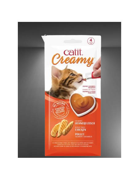 Catit Creamy Pollo 4 x10 gr. Snack per gatti