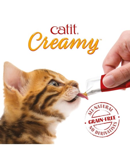 Catit Creamy Tonno 4 x 10 gr. Snack per gatti