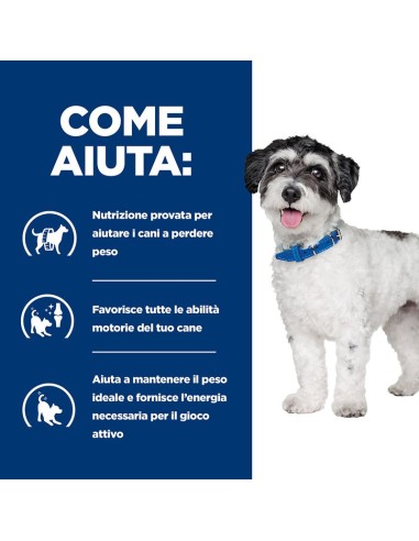 Hill's Canine Metabolic+Mobility Mini Kg.3. Diete- Cibo secco per cani