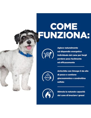 Hill's Canine Metabolic+Mobility Mini Kg.3. Diete- Cibo secco per cani