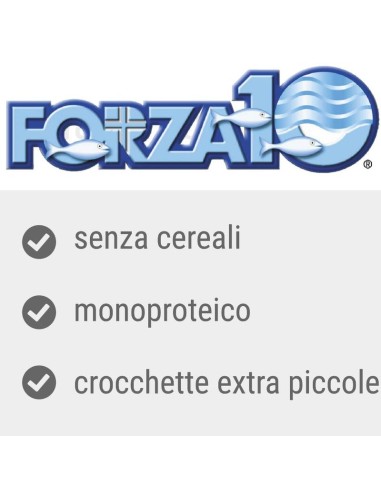 FORZA 10 Mini & Toy Agnello e Riso Low grain Kg.1,5. diete.Cibo Secco per cani.