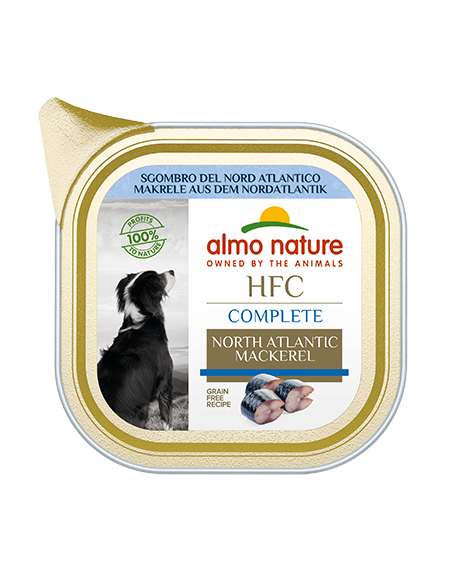 Almo HFC Complete Dogs Sgombro del nord Atlantico gr.85. cibo umido per cani