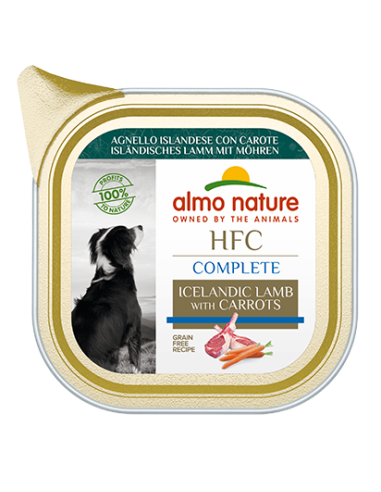 Almo HFC Complete Dogs Agnello Islandese con Carote gr.85. cibo umido per cani