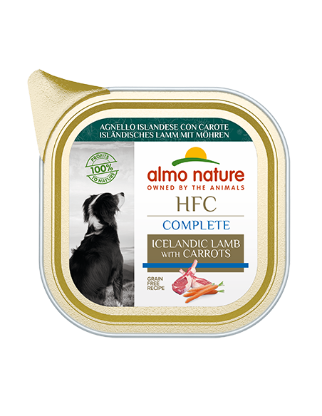 Almo HFC Complete Dogs Agnello Islandese con Carote gr.85. cibo umido per cani