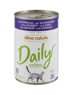Almo Daily Menu con coniglio gr 400. Cibo Umido Per gatti