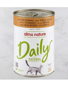 Almo Daily Menu' Con Tacchino gr 400. Cibo Umido per gatti