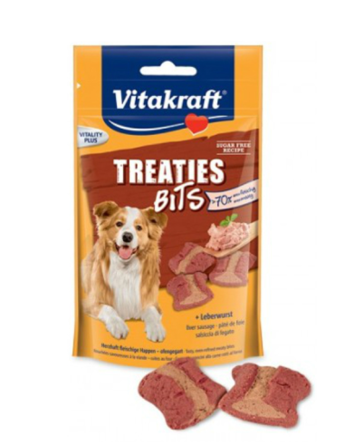 Vitakraft Snack Cane Treaties con Fegato gr.120. Snack Per Cani