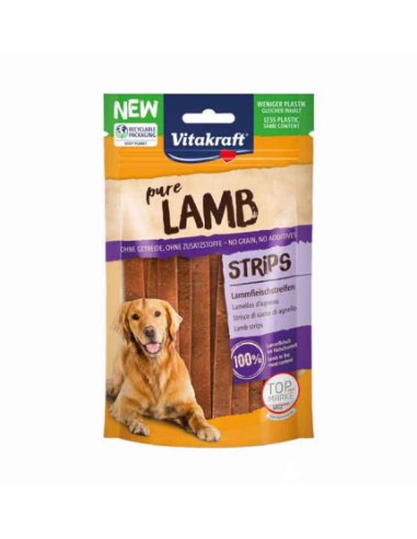 Vitakraft Snack Cane LAMB strisce con Carne di Agnello gr.80. Snack Per Cani