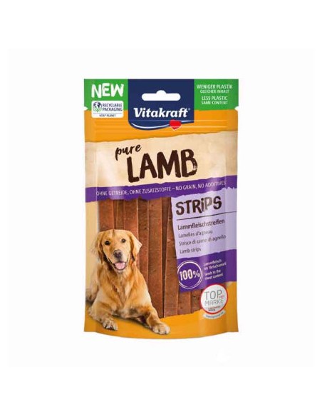 Vitakraft Snack Cane LAMB strisce con Carne di Agnello gr.80. Snack Per Cani