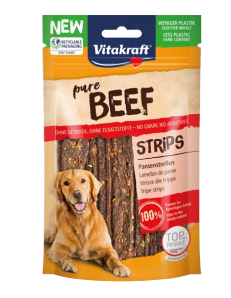 Vitakraft Snack Cane Strisce di Trippa gr.80. Snack per cani