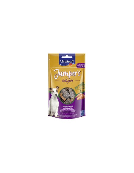 Vitakraft Snack Cane Jumpers delights Fish sandwich gr.80. Snack per cani