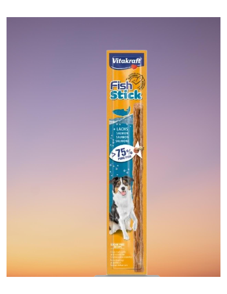 Vitakraft Snack Cane Fish Stick Salmone gr.15. Snack Per Cani