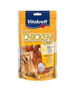 Vitakraft Snack Cane chicken duo Pollo e Pesce gr.80. Snack per cani .