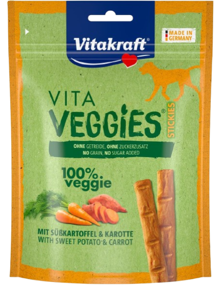 Vitakraft Snack Cane Vita Veggies Sticks Patate dolci gr.80. Snack per Cani