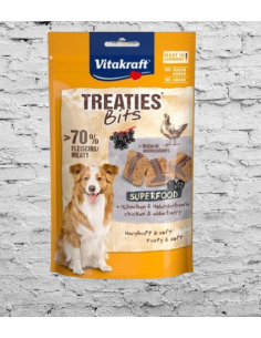 Vitakraft Snack Cane Treaties + Superfood Sambuco gr.100. Snack per cani. 2