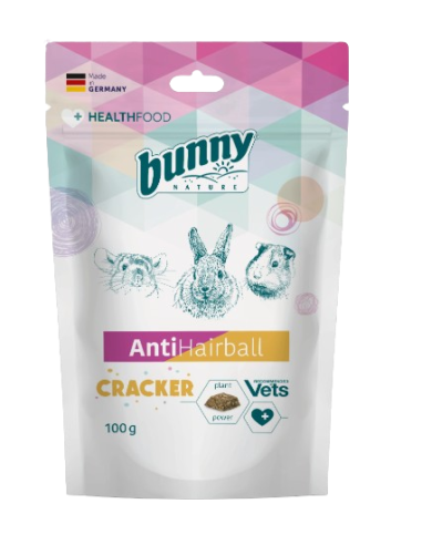 Bunny Antihairball Cracker gr 100. Snack per roditori .