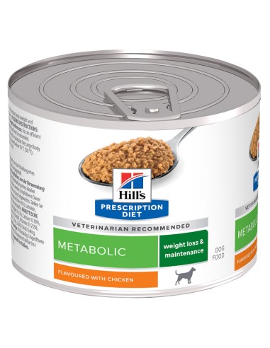 HILL'S CANINE METABOLIC pollo e verdure Gr.200. Diete . Cibo Umido per cani